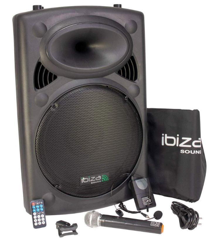 Ibiza power 5BT enceinte amplifiée bluetooth portable sur batterie  conférence