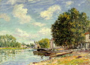 Moret-Sur-Loing-Alfred-Sisley-1885- 1