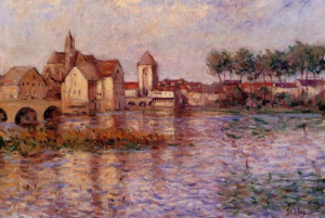 Moret-sur-Loing-1892-Alfred-Sisley-Oil-Painting 1