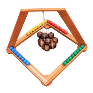 Suspense géant en bois